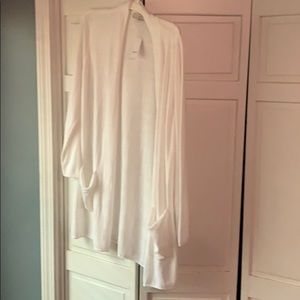 Long white cardigan Loft NWT XL